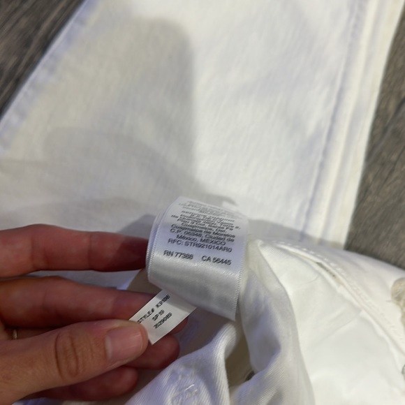 NEW • Madewell • Women’s 10" High-Rise Skinny Jeans in Pure White: Step-Hem 31 - Picture 6 of 6